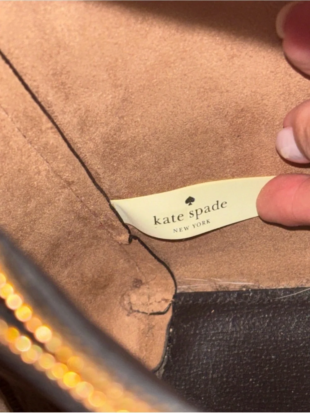 kate spade Black Leather Bow Satchel